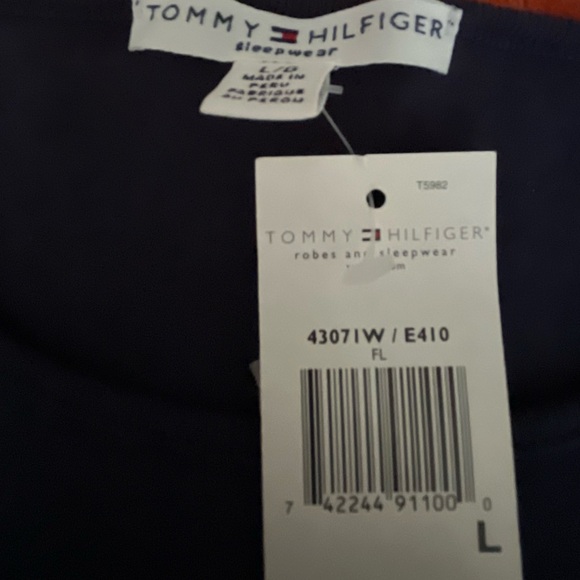 Tommy Hilfiger Flag Sleep Shirt | Camisón Azul - Picture 4 of 5